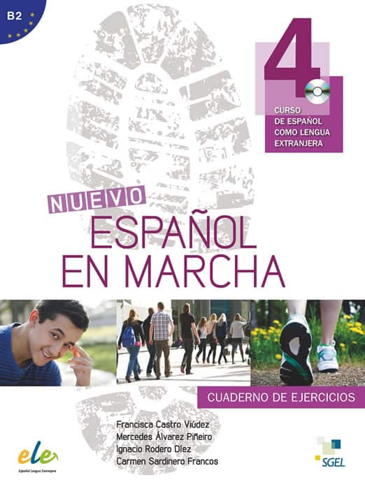 Nuevo Español en marcha 4, учебна тетрадка по испански език, ниво В2 + CD