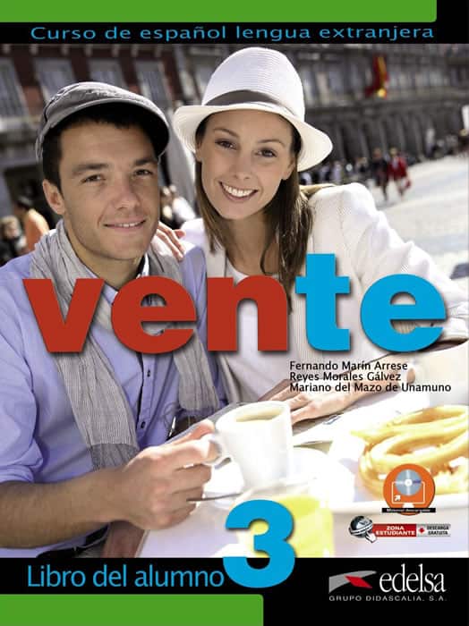 Vente 3, учебник по испански език, ниво B2 + CD